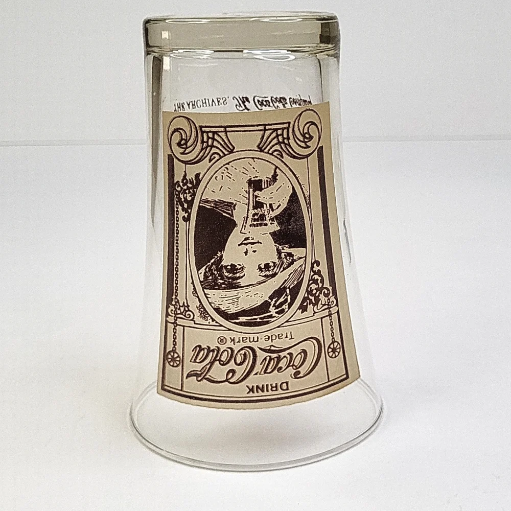 🪷3/$20🪷 EUC Vintage  Coke Coca Cola Flair Glass Victorian Lady 16oz No Cracks